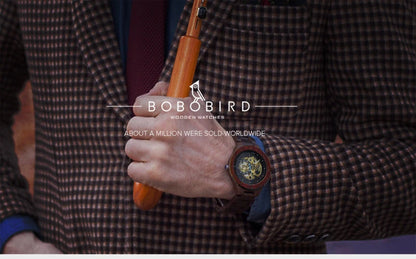 Hercules Wooden Watch – Personalized Engraving, Automatic & Anniversary Gift