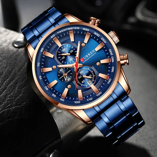 Augustus Chrono Watch – Luxury Business, Waterproof & Quartz Precision