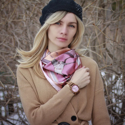 Nefertiti Wooden Watch – Luxury Chronograph, Auto Date & Quartz Elegance