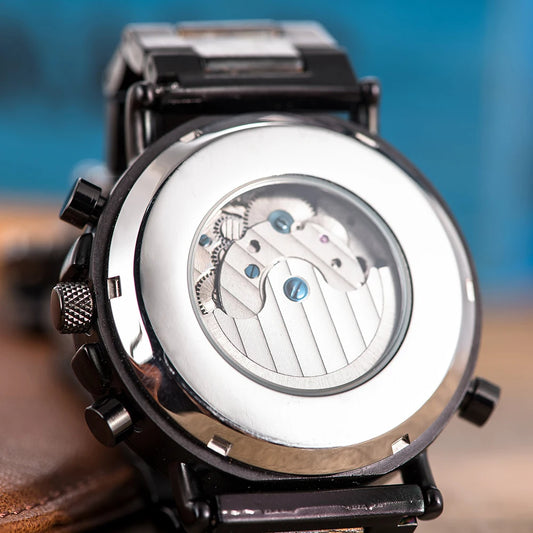 Lycurgus Wooden Watch – Automatic, Waterproof & Business-Class Design