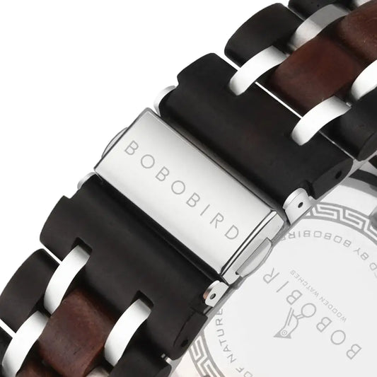 Odysseus Wooden Watch – Luxury Chronograph, Auto Date & Fashion Gift
