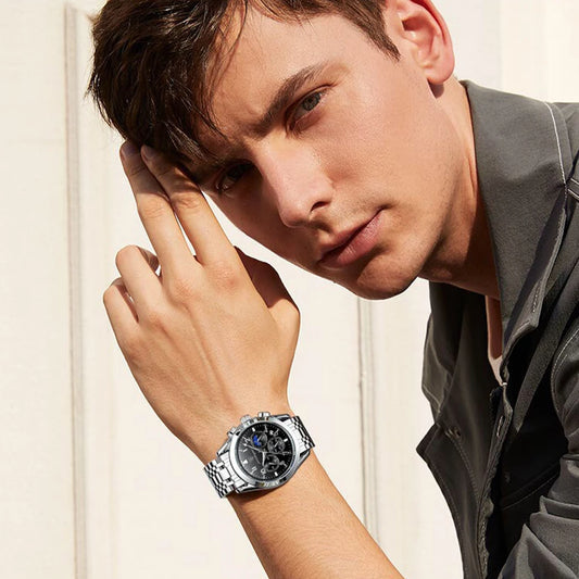 Gaius Edelstahl Herren Uhr