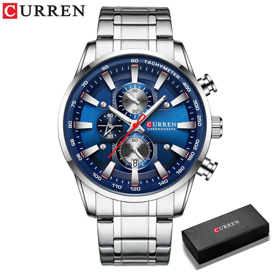 Augustus Chrono Watch – Luxury Business, Waterproof & Quartz Precision