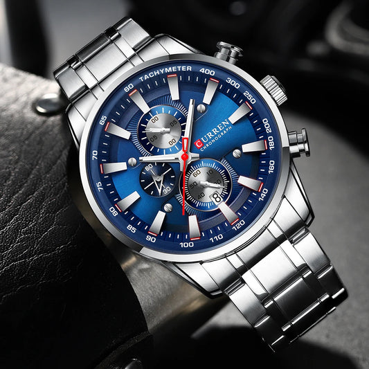 Augustus Chrono Watch – Luxury Business, Waterproof & Quartz Precision