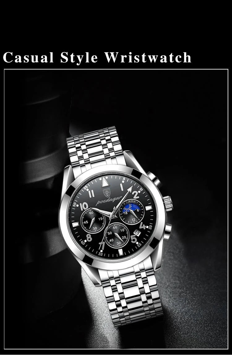 Gaius Edelstahl Herren Uhr