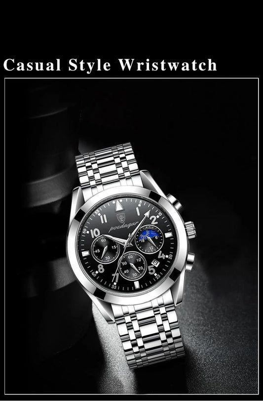 Gaius Edelstahl Herren Uhr