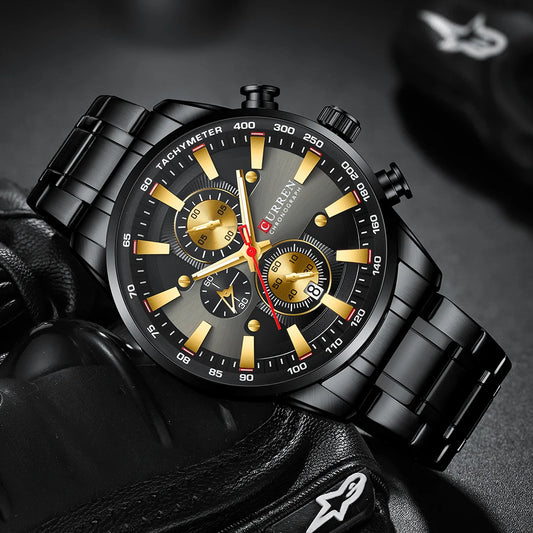 Augustus Chrono Watch – Luxury Business, Waterproof & Quartz Precision