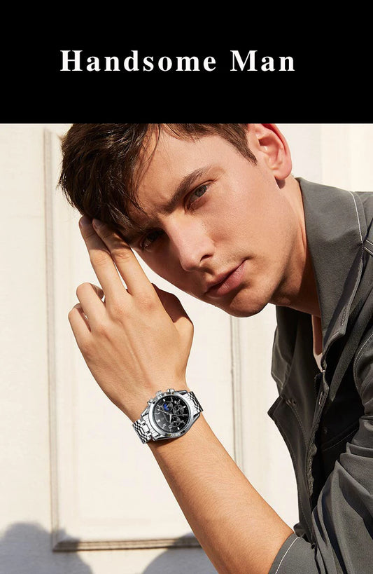 Gaius Edelstahl Herren Uhr