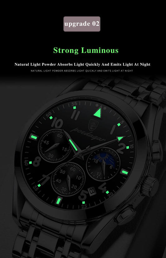 Gaius Edelstahl Herren Uhr