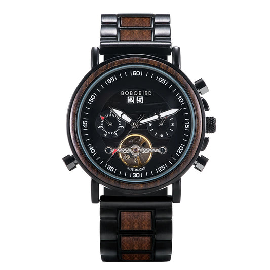 Lycurgus Wooden Watch – Automatic, Waterproof & Business-Class Design