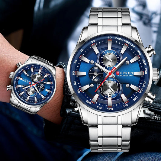 Augustus Chrono Watch – Luxury Business, Waterproof & Quartz Precision