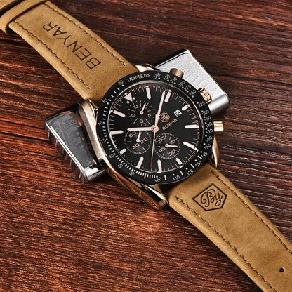 Maximus Chrono Watch – Military Sport Design, Waterproof & Silicone Strap