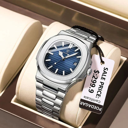 Hermes Luxus Edel Uhr aus Edelstahl