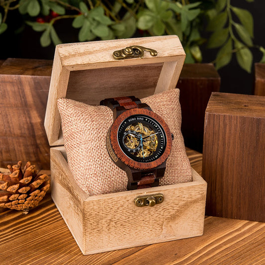 Nero Automatic Luxus Uhr aus Holz