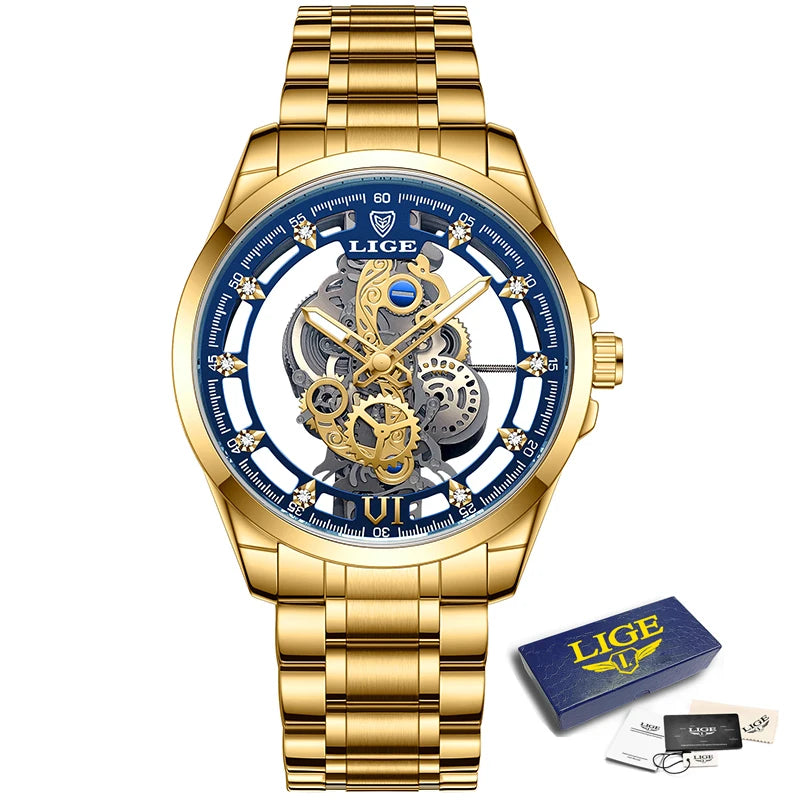 Aurelius Automatic Watch – Luxury Design, Luminous Dial & Waterproof Precision