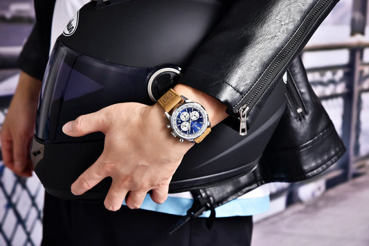 Achilles Chrono Watch – 42MM Military Precision, Waterproof & Bold Design