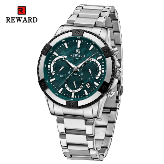 Socrates Edelstahl Herren Luxus Uhr
