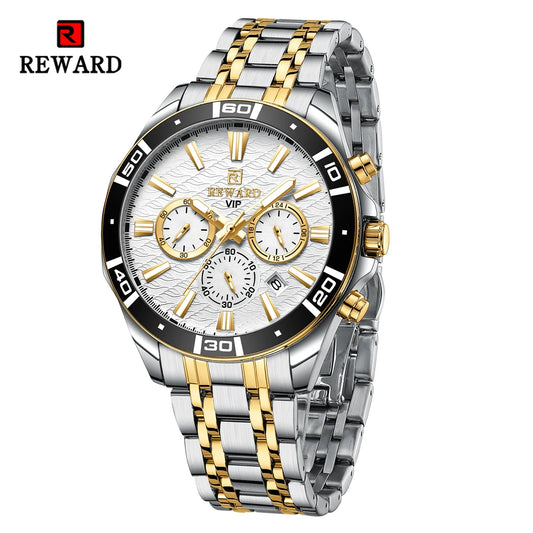 Solon VIP Business Edelstahl Herren Uhr Wasserdicht