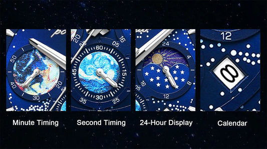 Trajan Chrono Watch – Luxury, Waterproof, Luminous & Date Display Steel