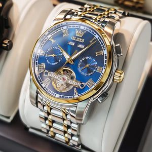 Ptolemy Skeleton Watch – Automatic Mechanical, Waterproof & Steel Elegance