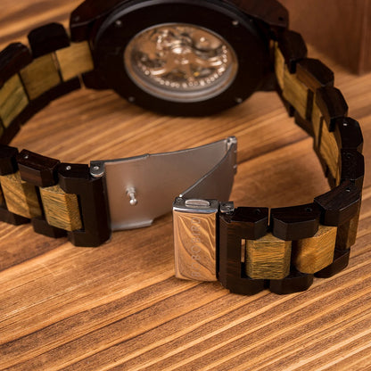 Nero Automatic Luxus Uhr aus Holz