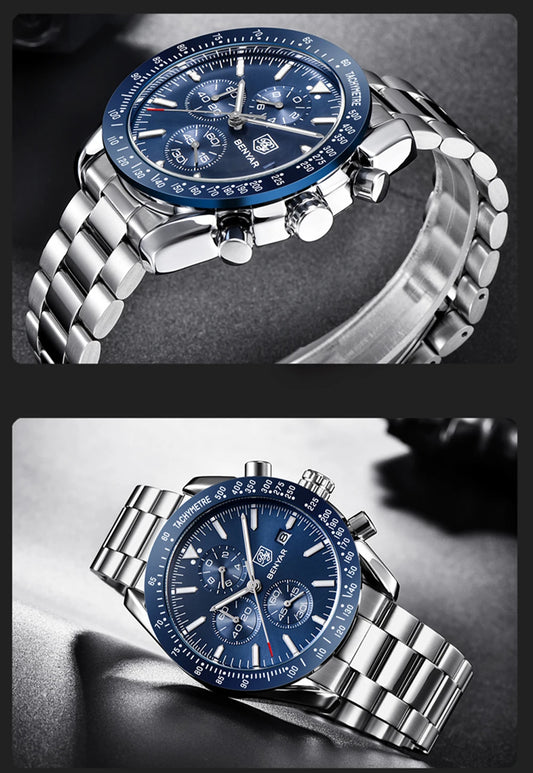 Maximus Chrono Watch – Military Sport Design, Waterproof & Silicone Strap