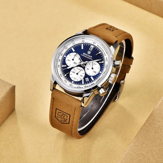 Achilles Chrono Watch – 42MM Military Precision, Waterproof & Bold Design