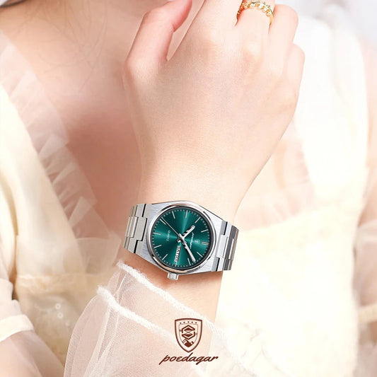 Drusus Luxus Edelstahl Uhr
