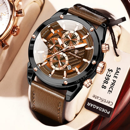 Maximus Herren Uhr aus Leder