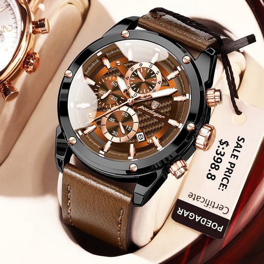 Maximus Herren Uhr aus Leder
