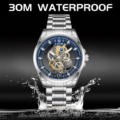 Aurelius Automatic Watch – Luxury Design, Luminous Dial & Waterproof Precision