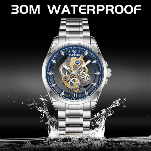 Aurelius Automatic Watch – Luxury Design, Luminous Dial & Waterproof Precision