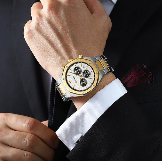 Valerius Chrono Watch – 6-Hand Precision, Military Style & Luxury Design