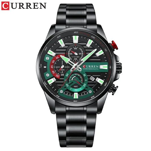 Quintus Chrono Watch – Military Sport, Waterproof & Classic Steel Design