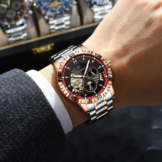 Marcus Aurelius Tourbillon – Automatic, Luminous & Waterproof Steel