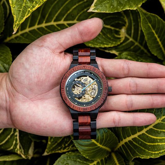 Nero Automatic Luxus Uhr aus Holz
