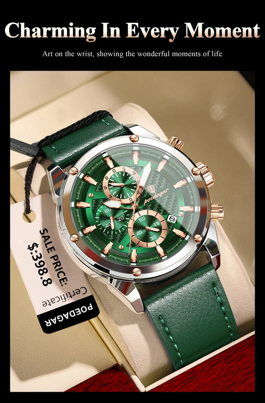 Maximus Herren Uhr aus Leder
