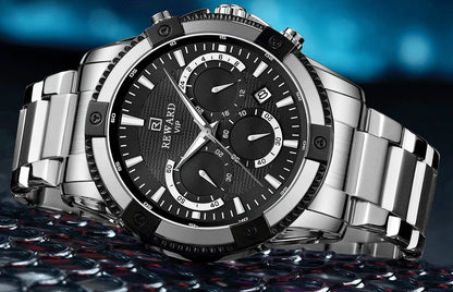 Socrates Edelstahl Herren Luxus Uhr