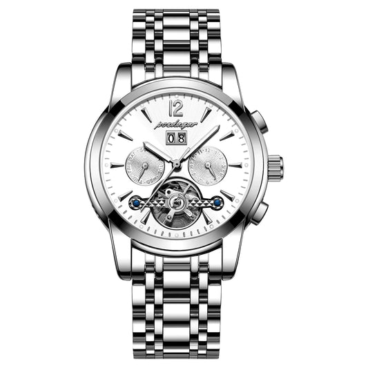 Augustus Tourbillon Watch – Luxury Automatic, Waterproof & Steel Precision