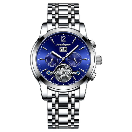 Augustus Tourbillon Watch – Luxury Automatic, Waterproof & Steel Precision