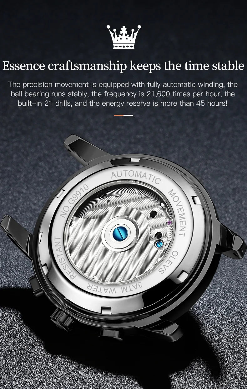 Helios Full Automatic Multi-function Herren Uhr