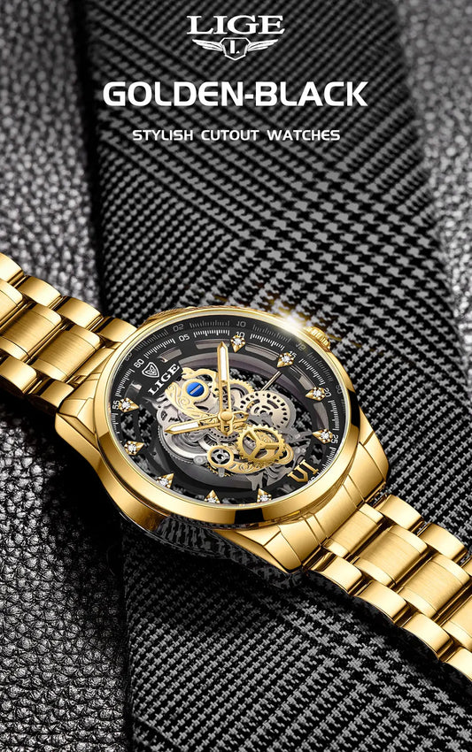 Aurelius Automatic Watch – Luxury Design, Luminous Dial & Waterproof Precision