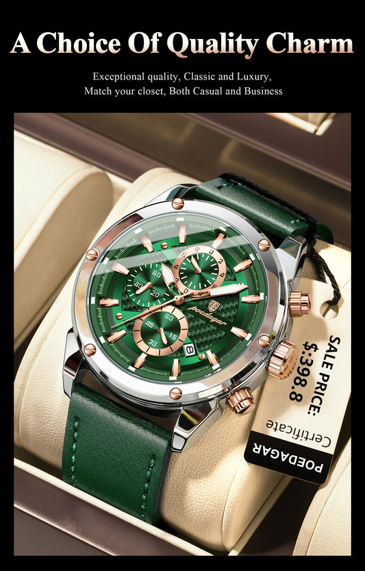 Maximus Herren Uhr aus Leder