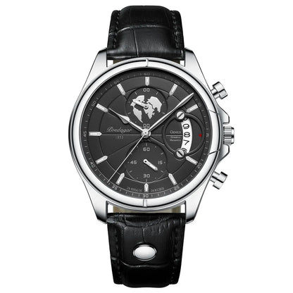 Valerius Leder Chronograph Uhr