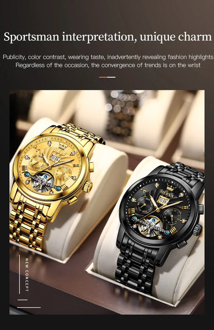 Helios Full Automatic Multi-function Herren Uhr