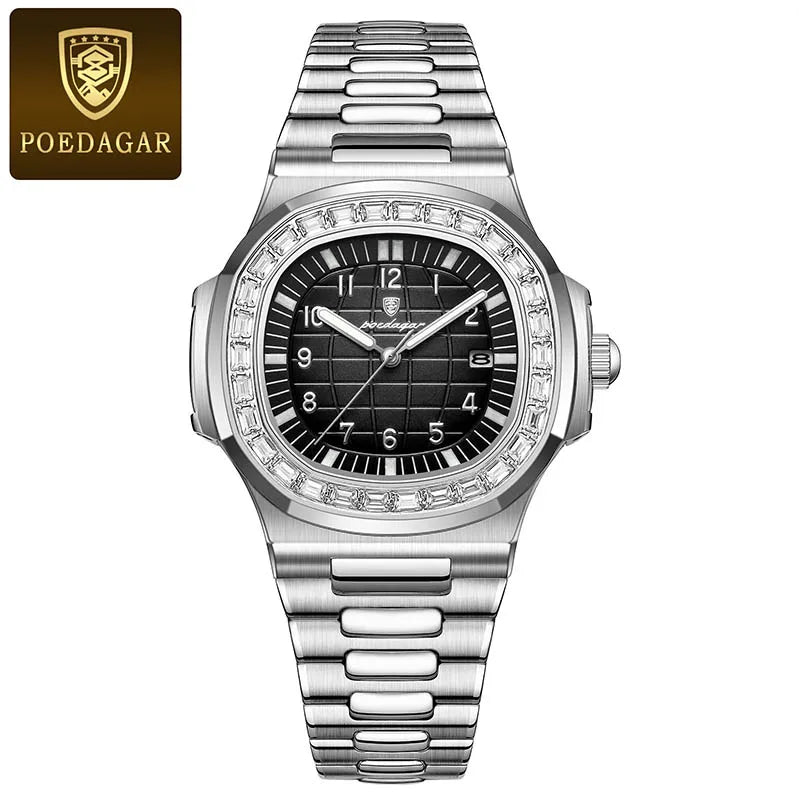 Hermes Luxus Edel Uhr aus Edelstahl