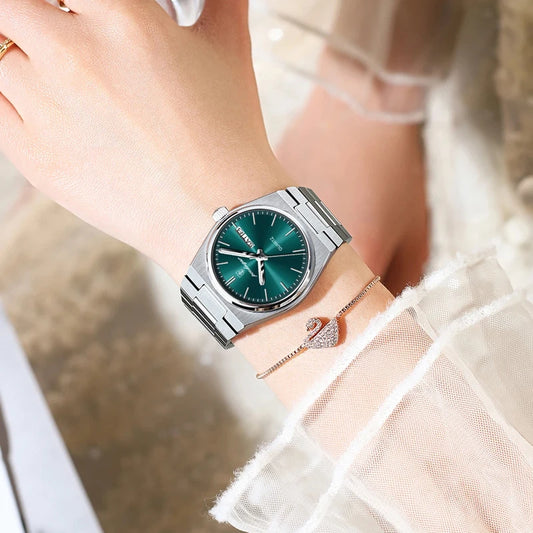 Drusus Luxus Edelstahl Uhr