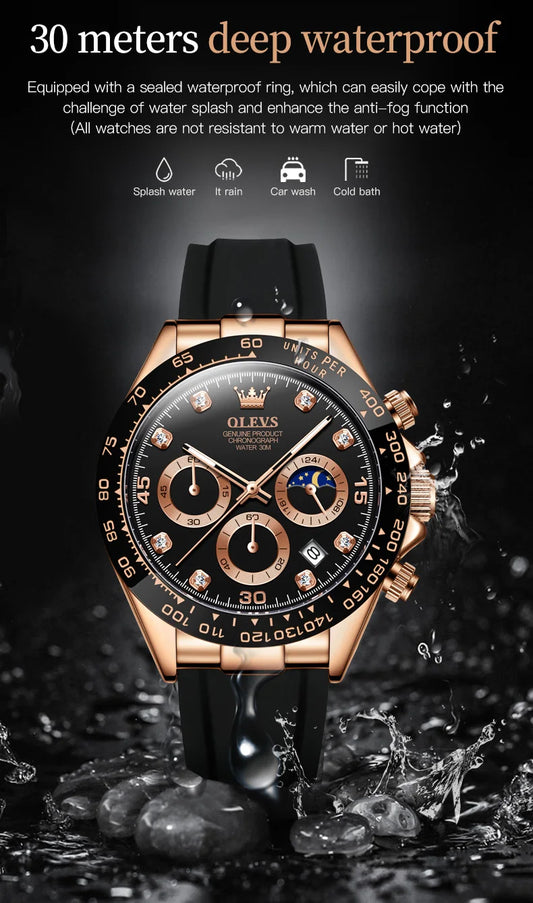 Oceanus Luxus Quartz Herren Uhr