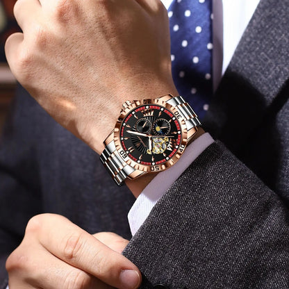 Marcus Aurelius Tourbillon – Automatic, Luminous & Waterproof Steel