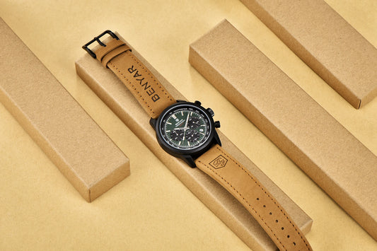 Achilles Chrono Watch – 42MM Military Precision, Waterproof & Bold Design